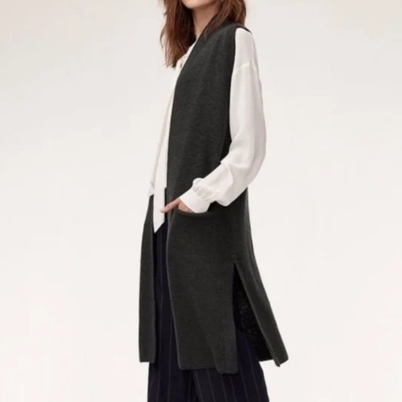 Wilfred Sweaters - Wilfred Olivie Sleeveless Wool Cardigan